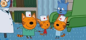 Три Кота Мультфильм Прививки для котят