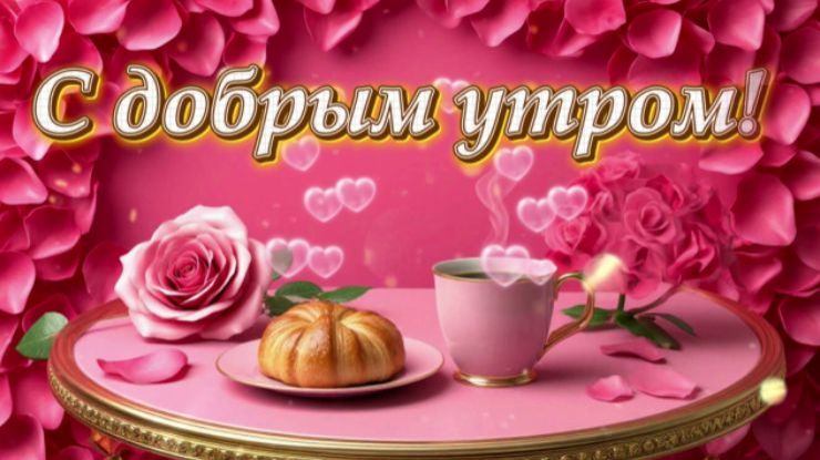 Доброе зимнее утро! Красивая музыкальная открытка с добрым утром! смотреть онлайн