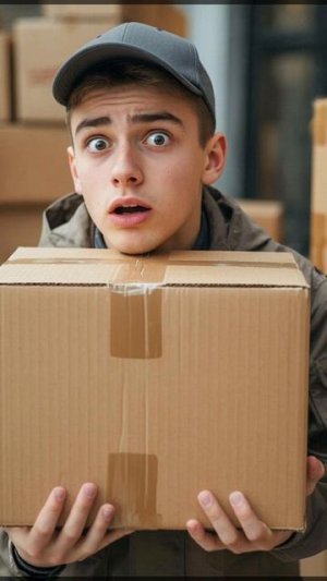 Посылку на дом.