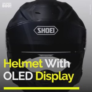 Мотошлем со встроенной дополненной реальностью  /  The Motorcycle Helmet With Built-In Display