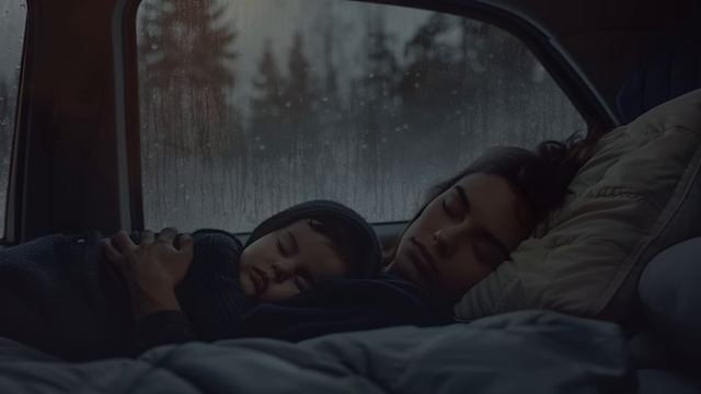 Успокаивающий звук дождя и грома для сна и глубокого расслабления 🌧️