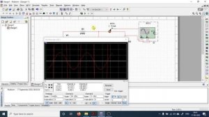 5. Измерения с осциллографа multisim