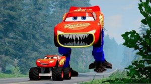 Эпический побег из Молнии Маккуина, Пожирателя роботов, Пожирателя Мака, Пожирателя Мэтра