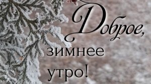 Утро декабря-начинаем день с позитива. Великолепная музыкальная открытка.