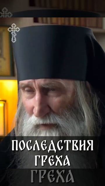 ☦️Монах Киприан о последствиях греха.