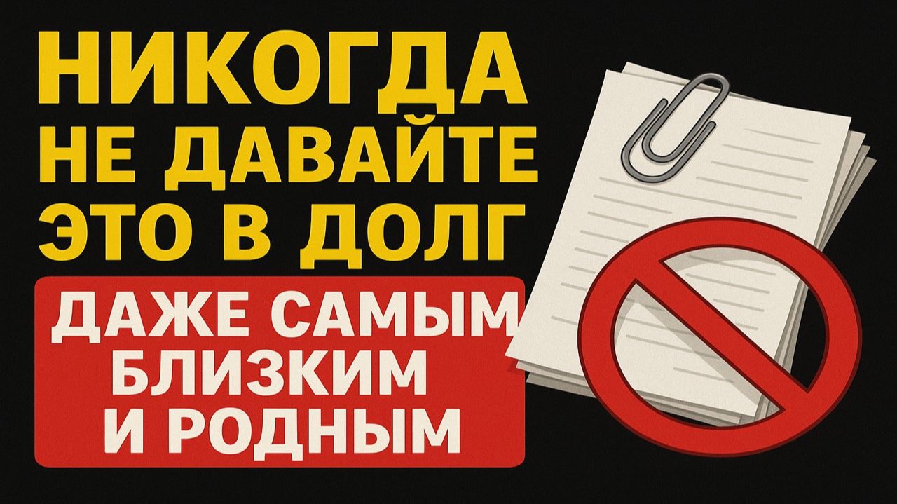 Что нельзя давать в долг и дарить родным: ошибки с деньгами и вещами, которые ломают жизнь. Приметы смотреть онлайн