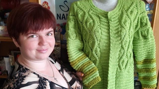 АРХИВ. Обзор кардигана "Кокетка". Связан по мк @povyazushkistanyushkoy смотреть онлайн