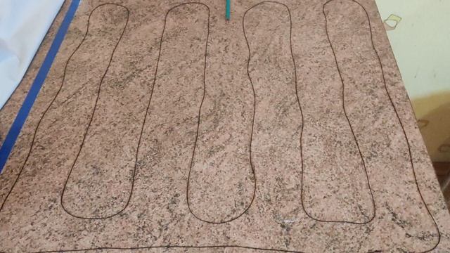 Обогреватель из 5 метров греющего кабеля 12к 33 Ом. Часть 1. Декабрь 2025 год