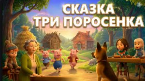 Три поросенка русская народная сказка. Мультик