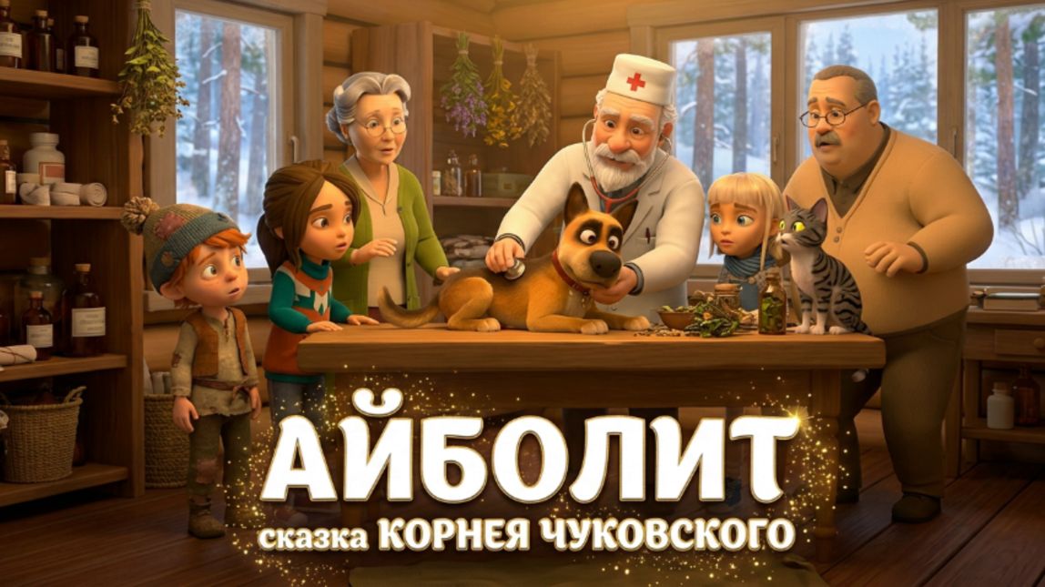 Айболит сказка Корнея Чуковского Новый мультик смотреть онлайн