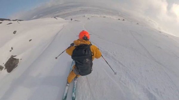 Мончетундра - первый фрирайд и скитур видеофиксацией. Место, куда не добирались горнолыжники