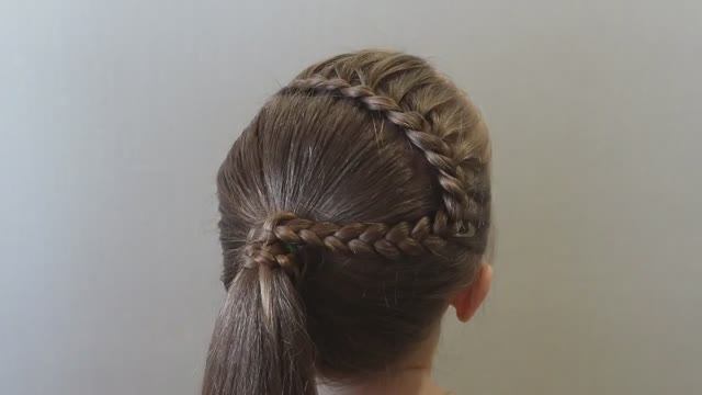 Легкая прическа ободок смотреть онлайн