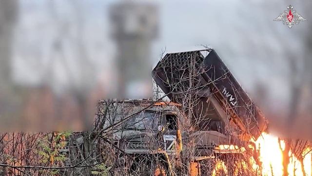 СВО День 1376: Боевая работа РСЗО «Град» ГрВ «Центр» смотреть онлайн