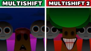 SPRUNKI MULTISHIFT: 1 VS 2 ⚔️ КТО ПОБЕДИТ В ЭПИЧЕСКОМ БАТЛЕ? 🎧🔥💥👑🎶
