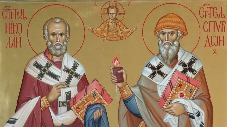 Молебен разным святым. Свято-Троицкий Александра Свирского монастырь.