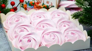 ЯГОДНОЕ БЕЗЕ на альбумине 🍓 Идеально для новогоднего подарка! 🎁 Готовится заранее и хранится долго