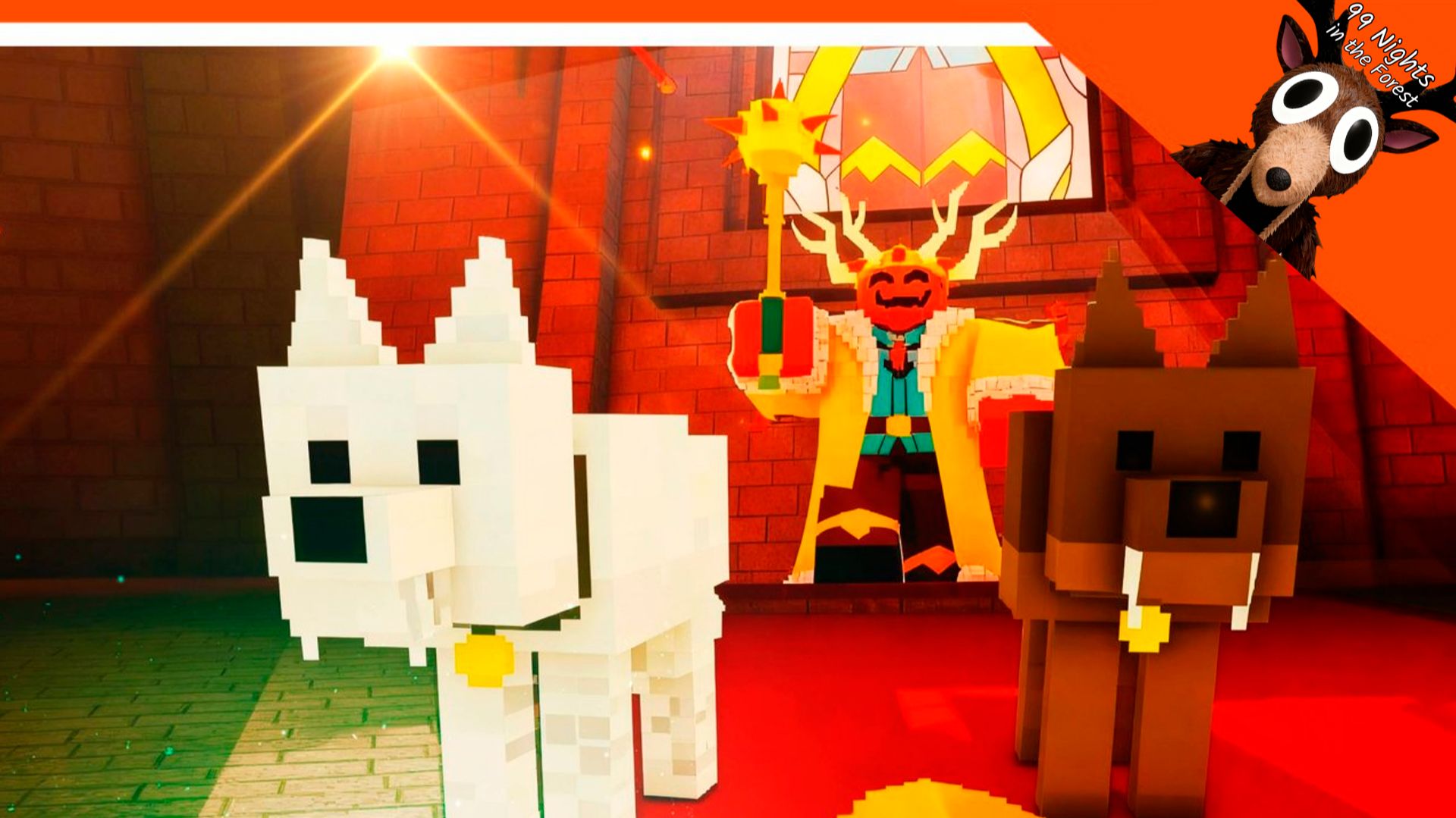 🐺 БОСС ПРОТИВ 2 АЛЬФА ВОЛКОВ ПРИРУЧЕННЫХ В 99 НОЧЕЙ В ЛЕСУ 🔥 99 NIGHTS IN THE FOREST смотреть онлайн