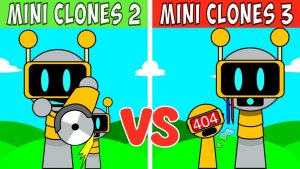 SPRUNKI MINI CLONES: 2 VS 3 ⚔️ БИТВА КЛОНОВ ЗА НАСЛЕДИЕ 🎧🔥💥🧬🎶