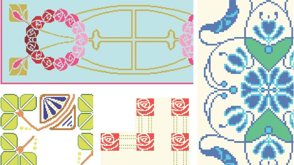 🕰️🧶Старинные СХЕМЫ Art Nouveau для вязания и рукоделия. Подборка №177.🧶🕰️ смотреть онлайн