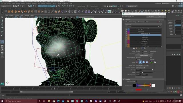 5 -Adding Paint Weights to the Face смотреть онлайн