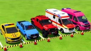 ПОЛИЦЕЙСКИЕ МАШИНЫ И МАШИНЫ СКОРОЙ ПОМОЩИ ПЕРЕМЕЩАЮТСЯ НА ГРУЗОВИКАХ MAN!