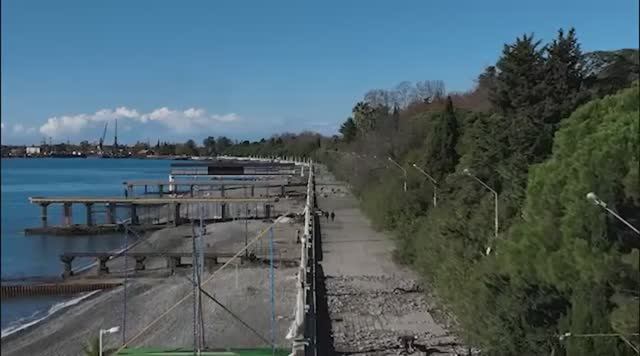 В Абхазии началась реконструкция исторической части набережной Сухума смотреть онлайн