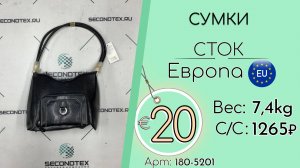 180-5201 #3130 Сумки (с этикетками) Всесезон Европа