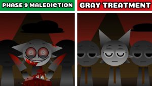 SPRUNKI PHASE 9: ALIVE VS MALEDICTION ⚔️ ORIGINAL VS GRAY TREATMENT — КТО ПОБЕДИТ? 🌑🔥🎧💥