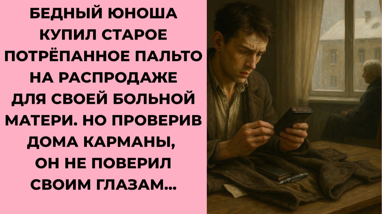 Истории из жизни. БЕДНЫЙ ЮНОША КУПИЛ ПАЛЬТО НА РАСПРОДАЖЕ Жизненные истории, Аудио рассказы