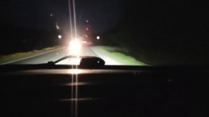 Как светят фары Тахо 07-13 Alpharex серия Nova с 8 светодиодными линзами на трассе