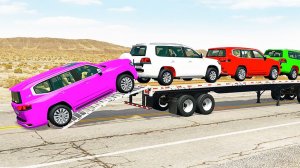 Мультики про машинки. Яркие Внедорожники на испытаниях на выживание. Смотреть онлайн для детей.