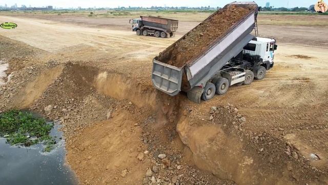 Строительство, засыпка, один из прошлых объектов смотреть онлайн