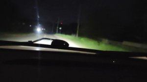 Как светят фары Tahoe Alpharex 2007-2013 серия Nova с 8 светодиодными линзами на трассе. Всё видно.