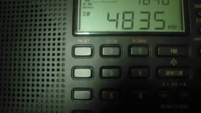 [SW DX] 4835 kHz VL8A ABC Northern Territory (Alice Springs, NT, AUS) 09.11.2016