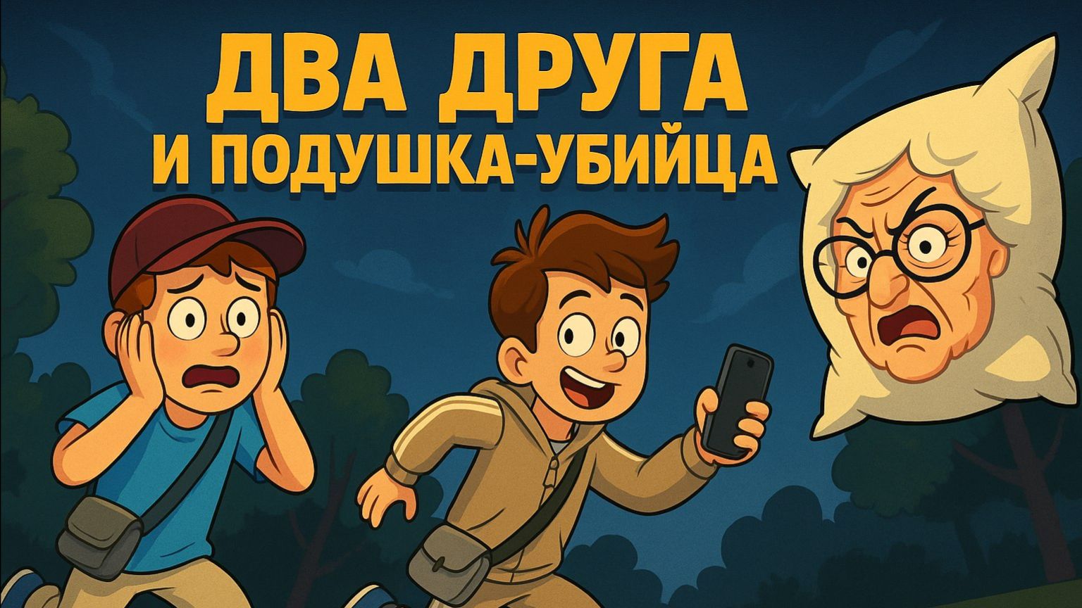 Два друга и ПОДУШКА-УБИЙЦА 😱