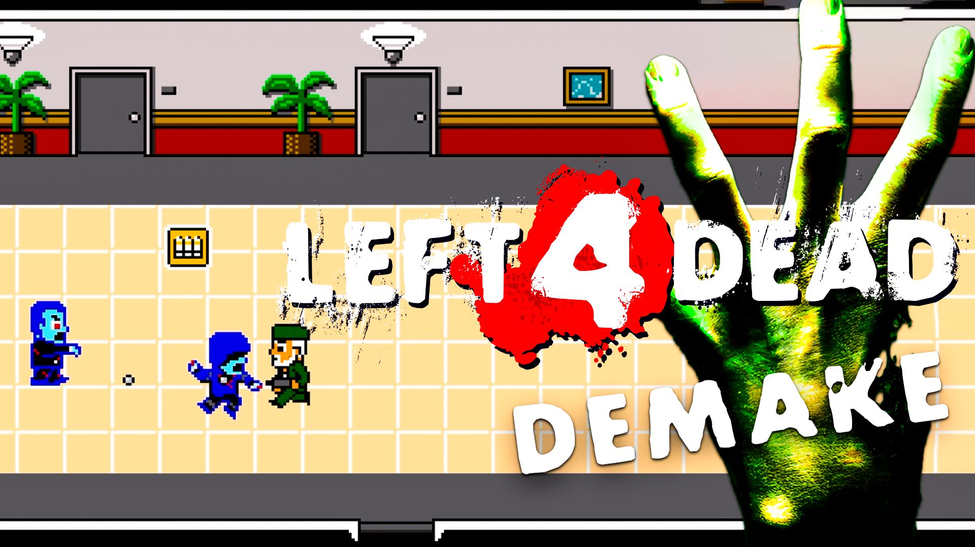 Проходим Demake Left 4 Dead: No Mercy старая классика