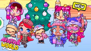 Малыши сбежали на новогоднюю  ёлку 🎄/♥️AVATAR WORLD СЕМЕЙНЫЕ ИСТОРИИ♥️