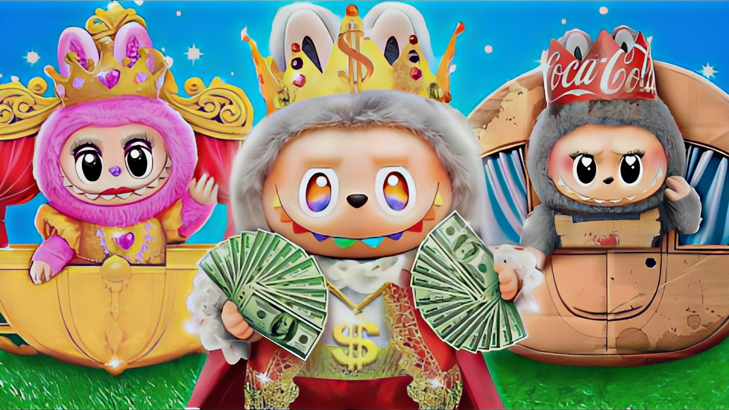 Лабубу. Сделай сам принцессу Лабубу из картона и золотинки. Веселый урок своими руками смотреть онлайн