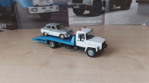Обзор модели Газ-3307  «Эвакуатор», масштаб 1:43, «Deagostini»