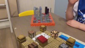 шахта майнкрафт и Редкие! ресурсы из магнитных кубиков