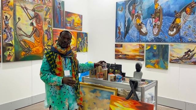 Африканские художники на Художественно-промышленной выставке-форуме "Уникальная Россия" смотреть онлайн