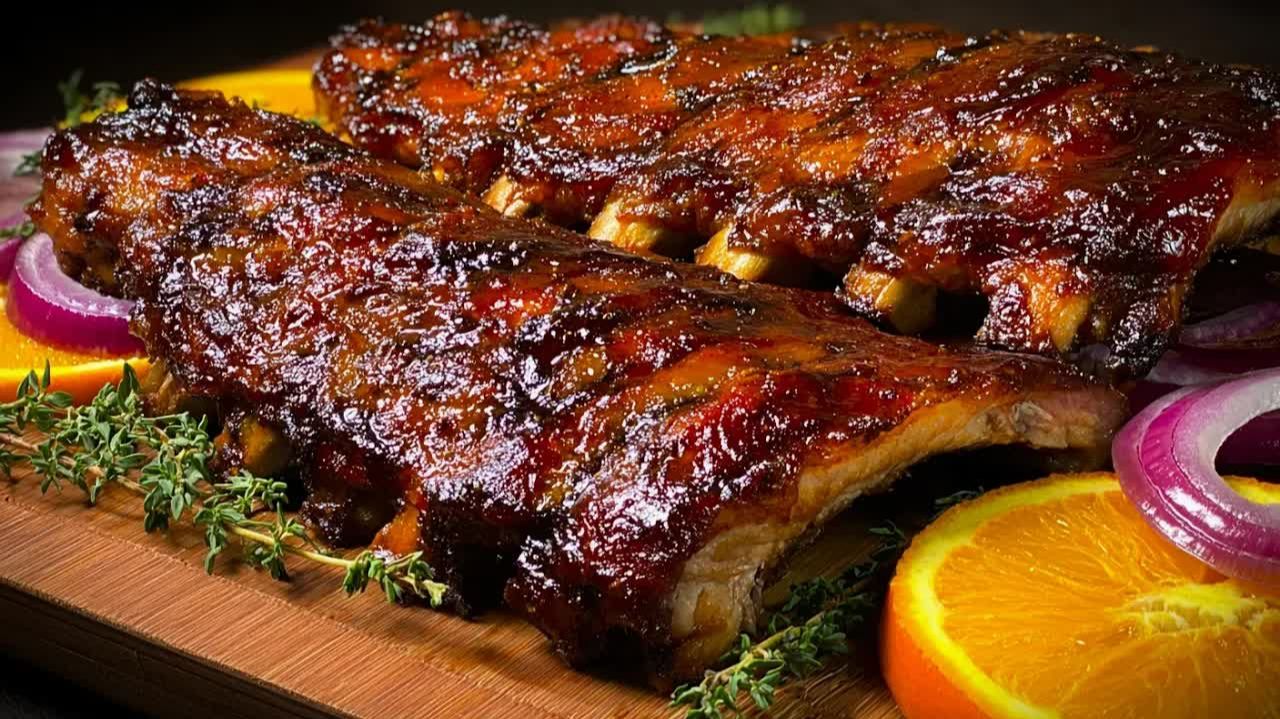 Это МЯСО ПРОСТО ТАЕТ ВО РТУ! Идеально на праздничный стол! Идеальные свиные ребра смотреть онлайн