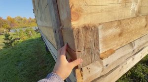 Деревня часть первая. (делаю баню из бруса в одиночку)