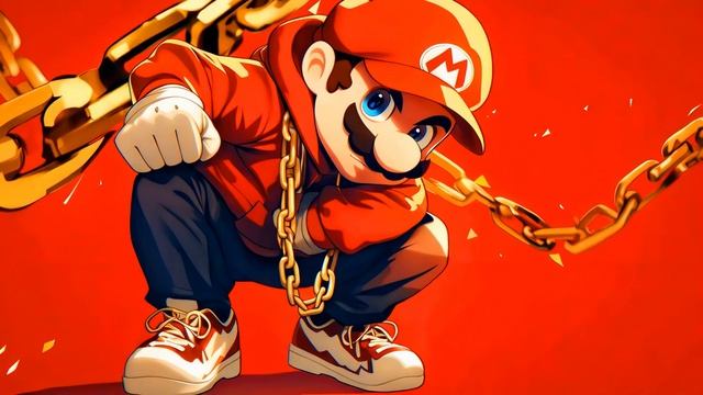 Супер Марио на Цепи | Mario in Chains - Живые Обои смотреть онлайн