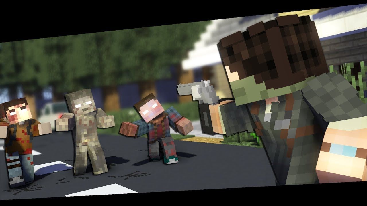 Я БАНДИТ - ЗОМБИ АПОКАЛИПСИС в МАЙНКРАФТ смотреть онлайн