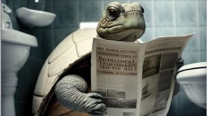 Туалетный ёршик и черепахи