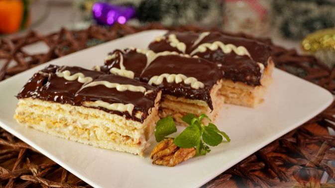 Готовим праздничное настроение. ПИРОЖНОЕ "ЛОМТИК МИКЛОША" смотреть онлайн