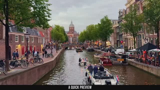 Вечерняя пешая экскурсия по Амстердаму 2025 года в районе Красных фонарей и за его пределами смотреть онлайн