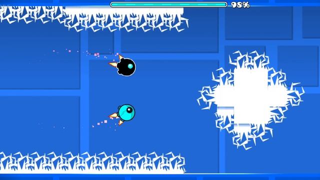 пытаюсь сделать свой уровень в GEOMETRY DASH смотреть онлайн