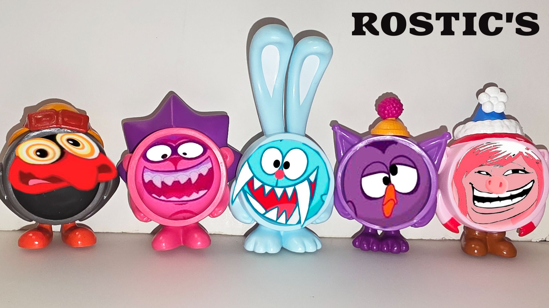 Резиновые Смешарики в Ростикс! Вся коллекция смотреть онлайн